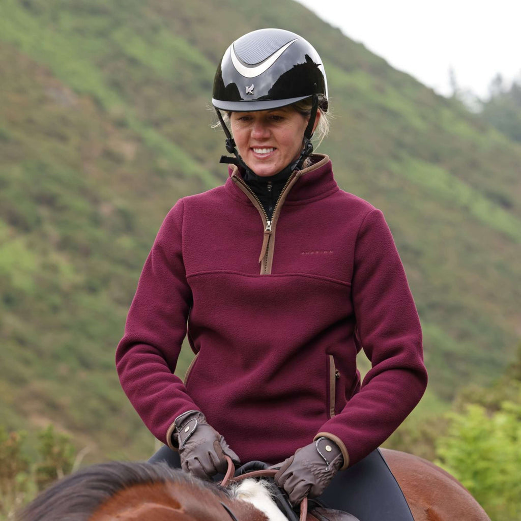 Aubrion by Shires Maglione Original Fleece Maroon