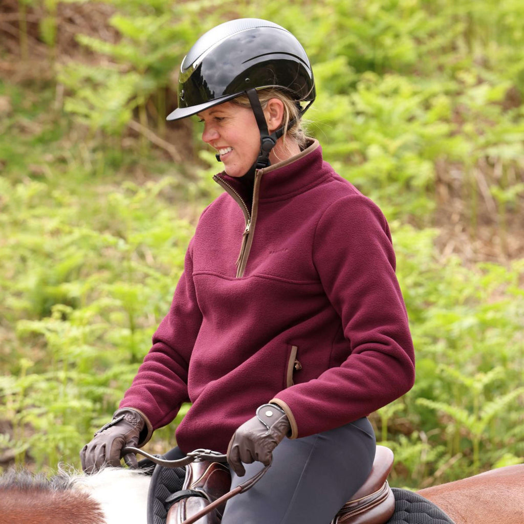 Aubrion by Shires Maglione Original Fleece Maroon
