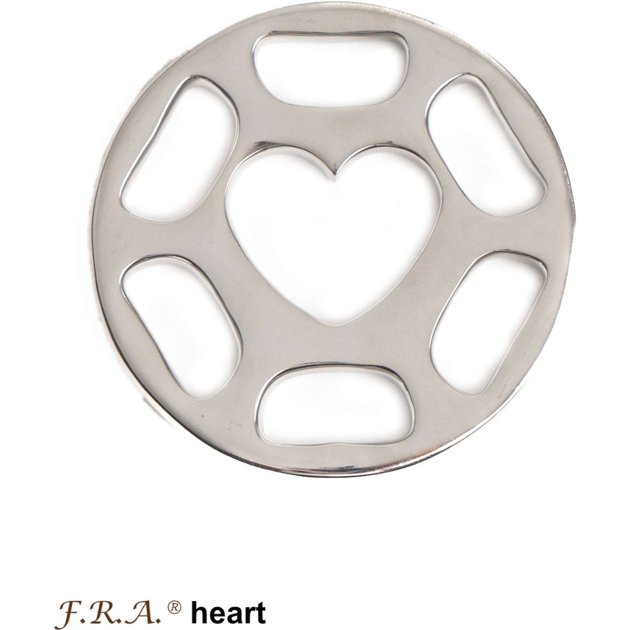 F.R.A. Hackamore Heart Acciaio