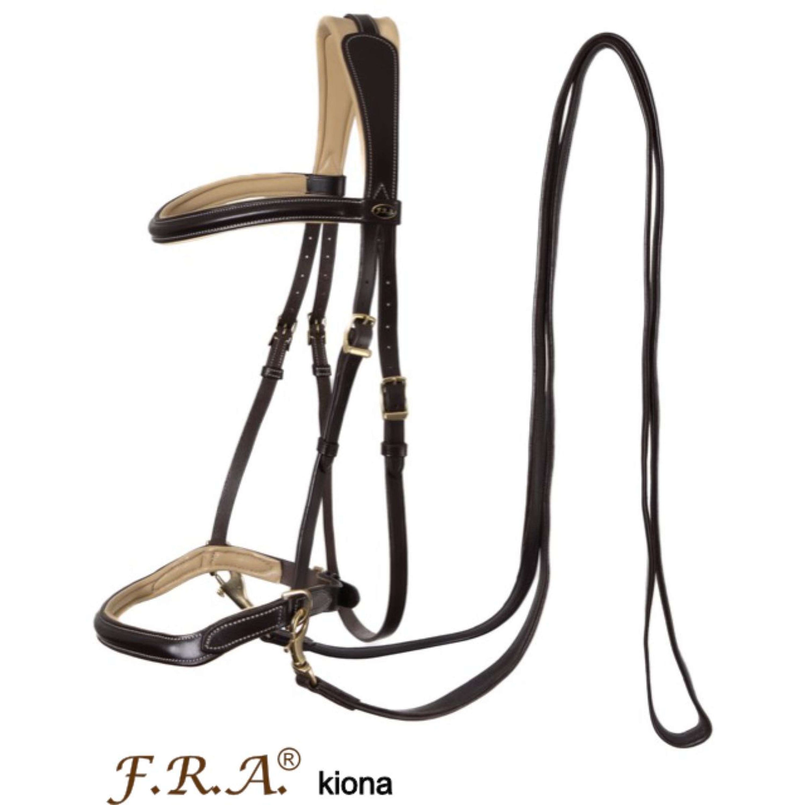F.R.A. Briglia senza Morso Kiona Marrone/Beige