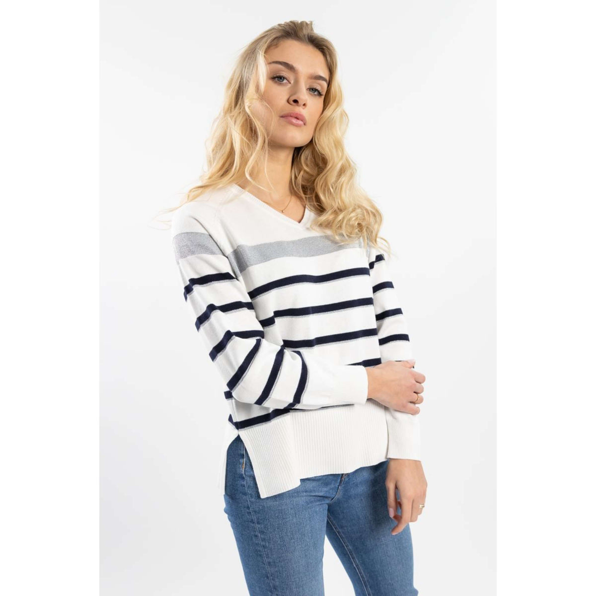 Harcour Pullover Swala Donne Offwhite
