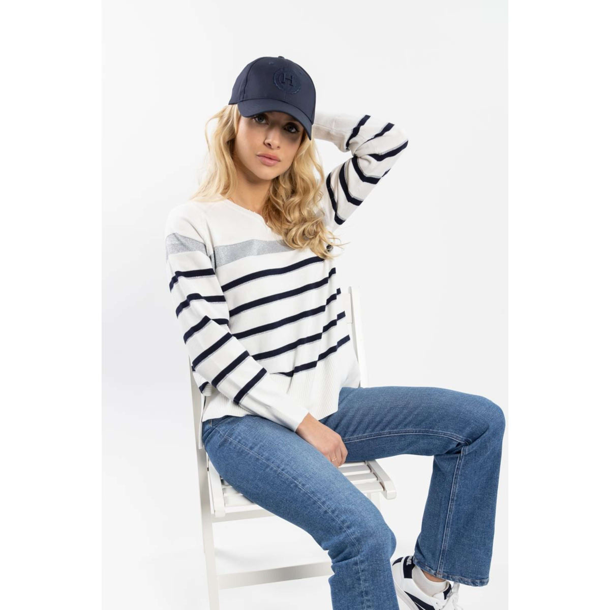 Harcour Pullover Swala Donne Offwhite