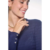 Harcour Maglione Pompadou Donne Navy