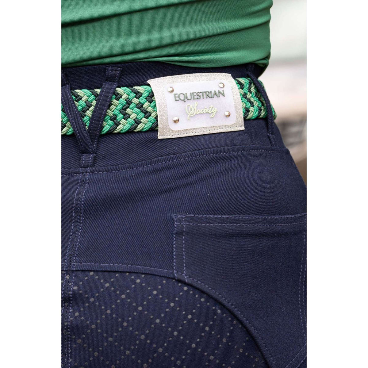 Harry's Horse Leggings da Equitazione Sporty Arden Full Grip Blueberry