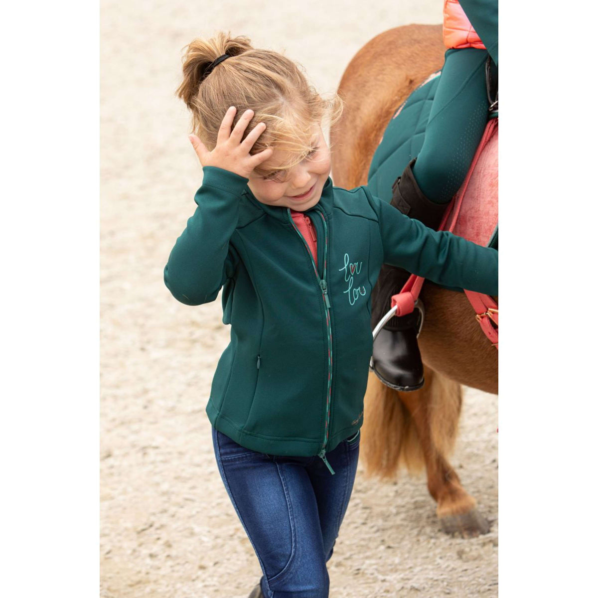 Harry's Horse Felpa con cappuccio e zip LouLou25 Poppy Bayberry