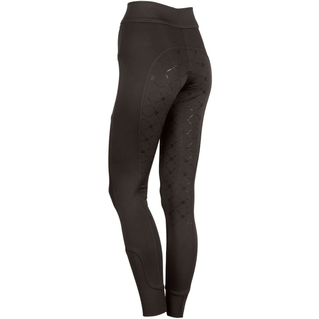 Harry's Horse Leggings da Equitazione Equitights Rookie Full Grip Marrone