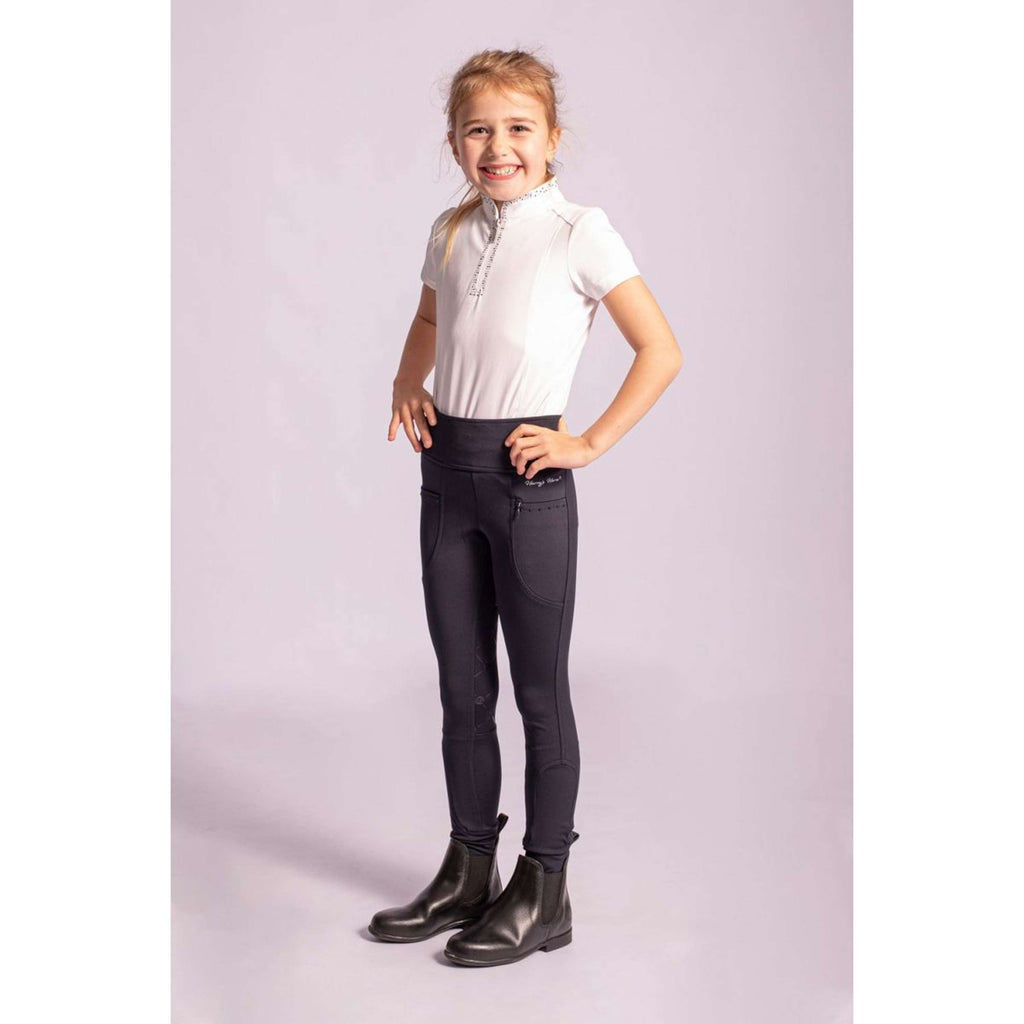 Harry's Horse Leggings da Equitazione Equitights Rookie Full Grip Navy