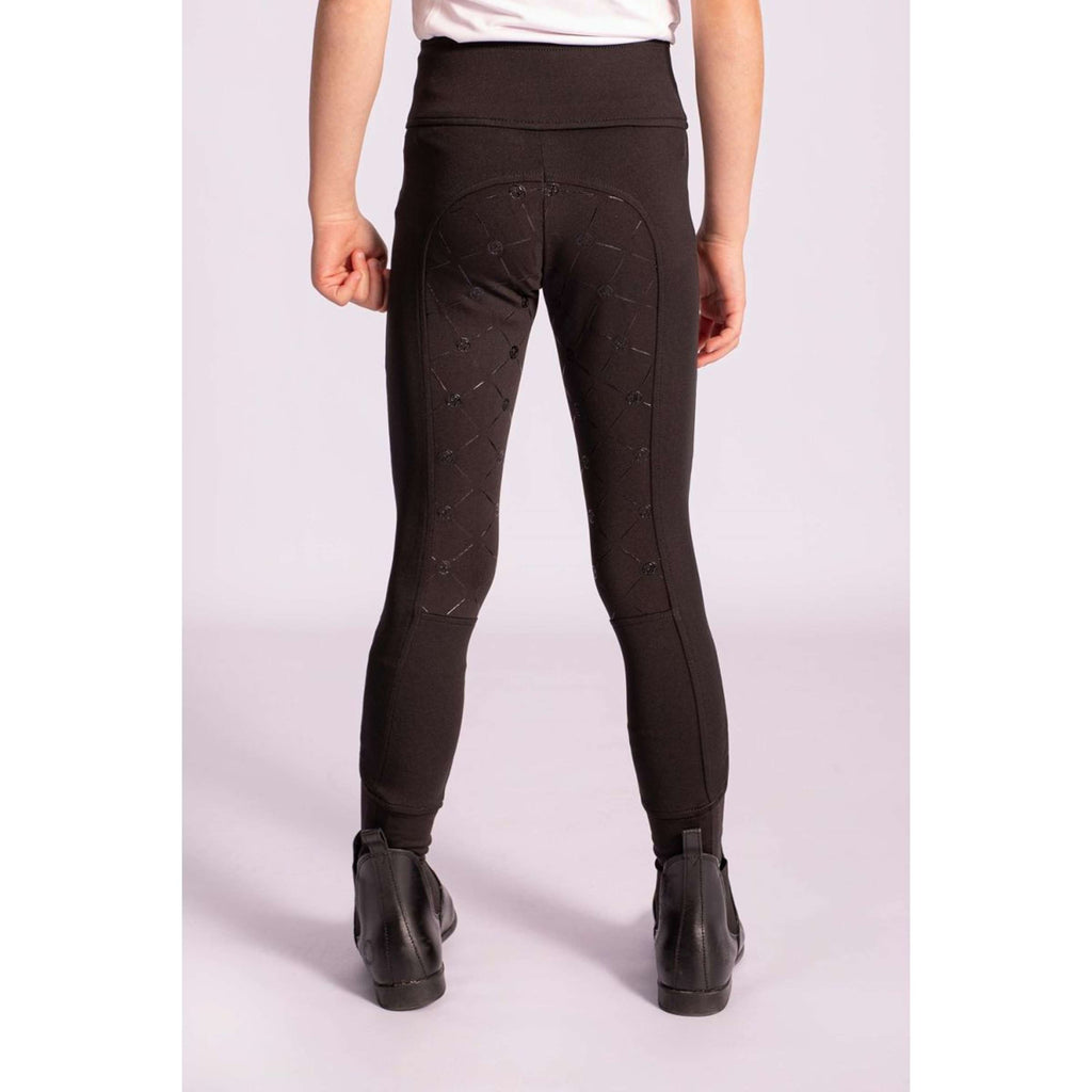 Harry's Horse Leggings da Equitazione Equitights Rookie Full Grip Nero
