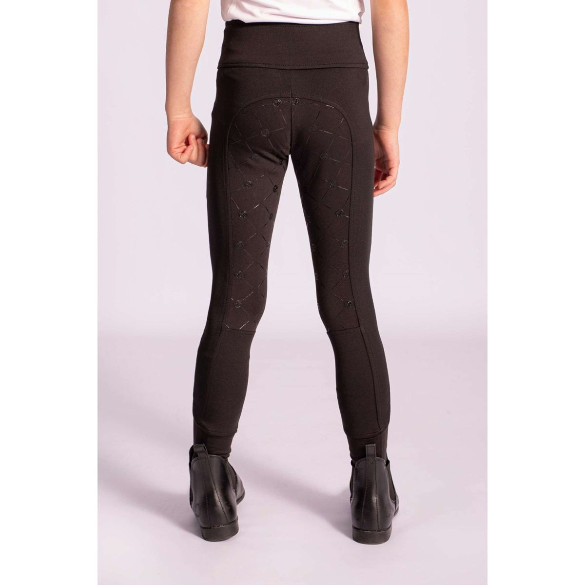 Harry's Horse Leggings da Equitazione Equitights Rookie Full Grip Nero