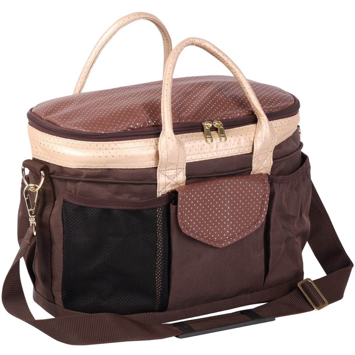 Harry's Horse Borsa per la Toelettatura Dots Marrone