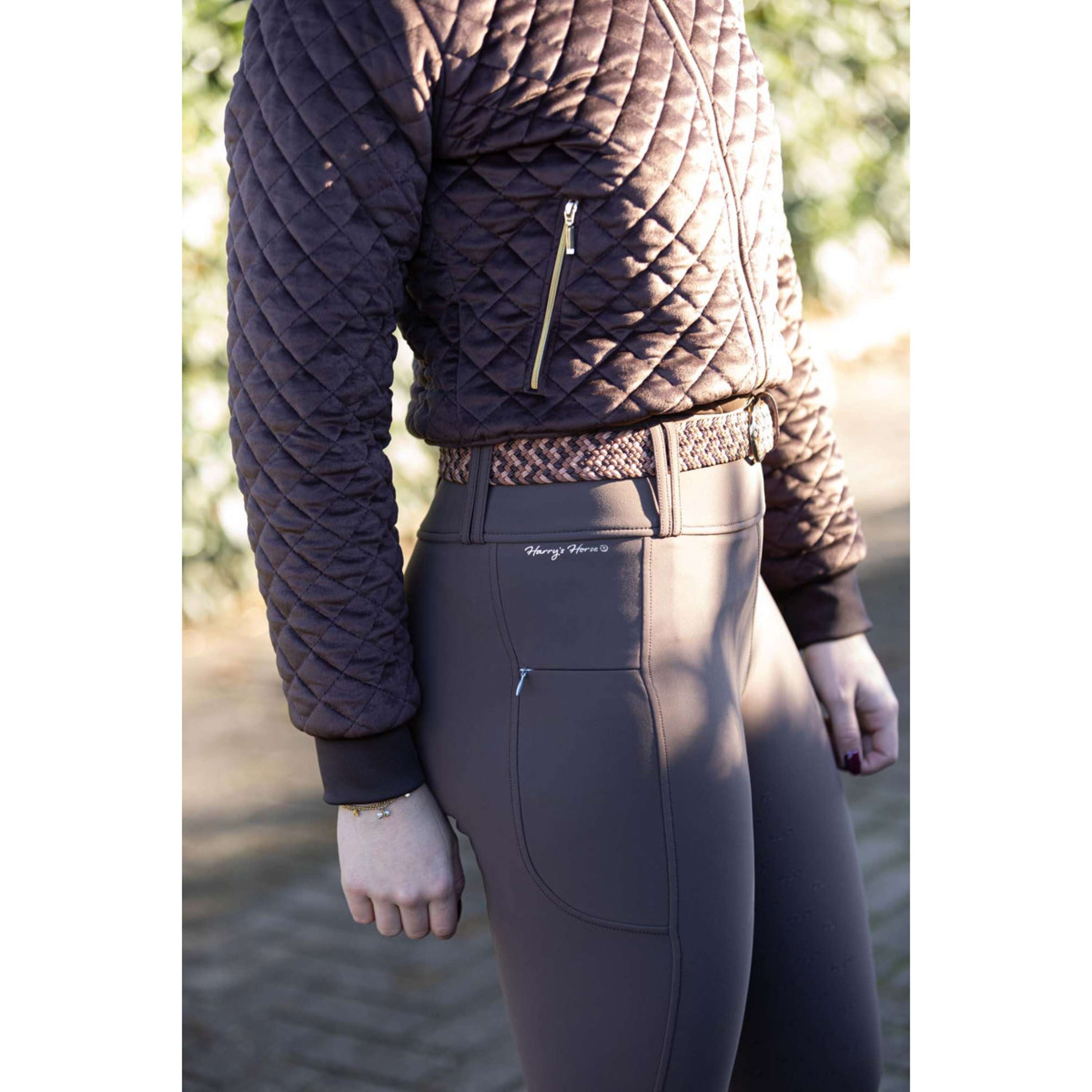 Harry's Horse Leggings da Equitazione Classy Full Grip Bracken