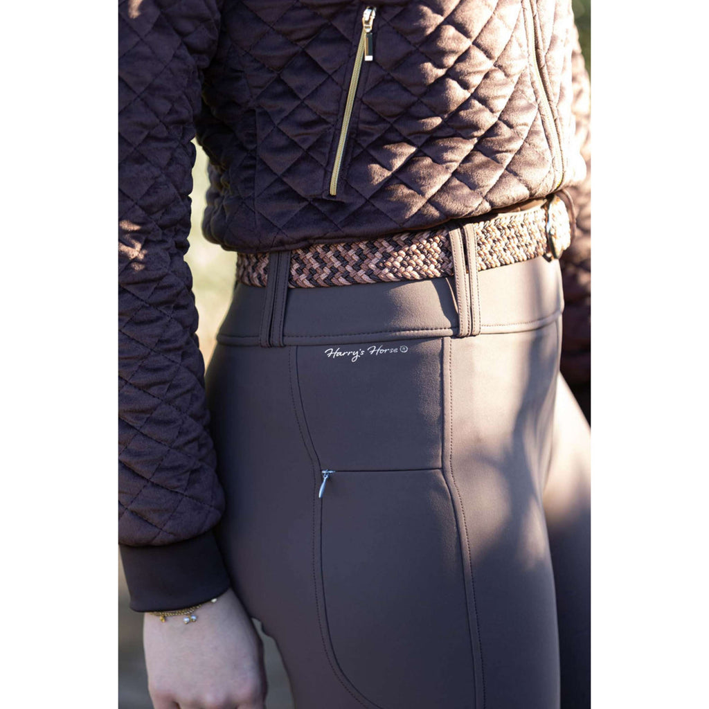 Harry's Horse Leggings da Equitazione Classy Full Grip Bracken