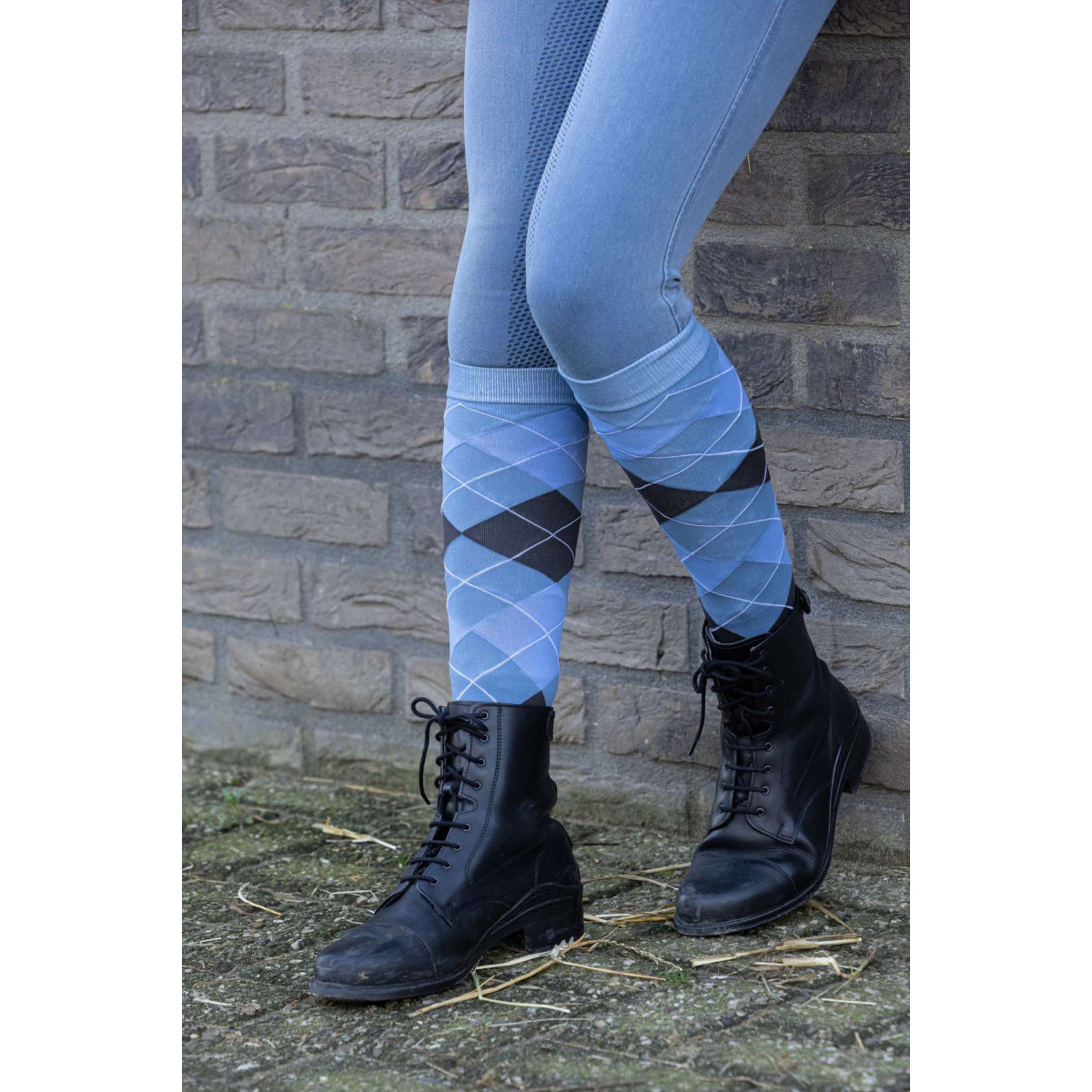 Harry's Horse Calze da Equitazione Argyle Flint Stone