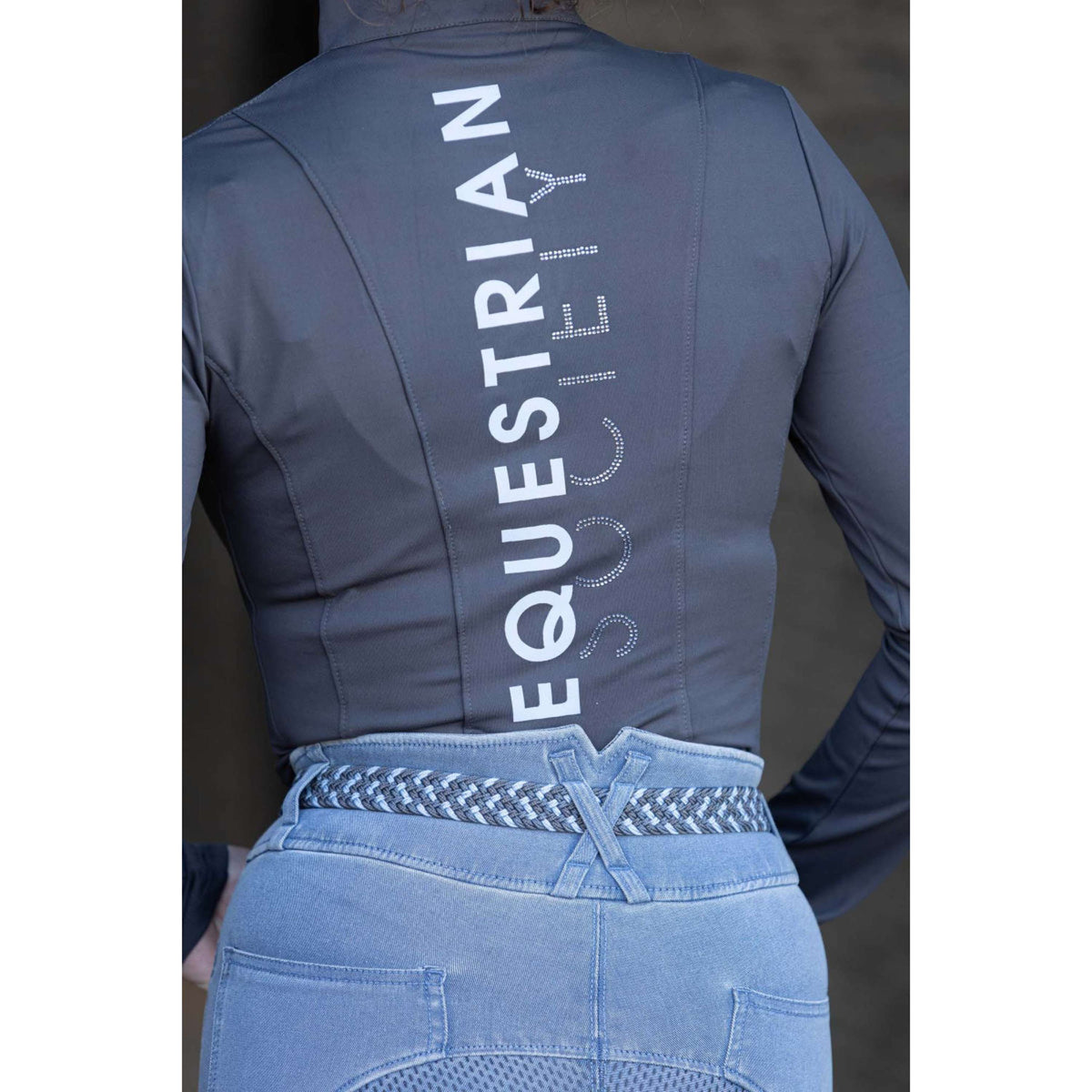 Harry's Horse Maglia da Allenamento Trendy EQS Black-Sand