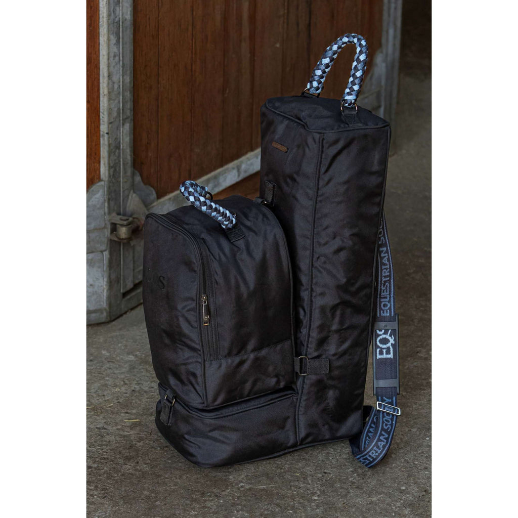 Harry's Horse Borsa per Stivali EQS AW26 con Sacca di Protezione Staccabile Black-Sand