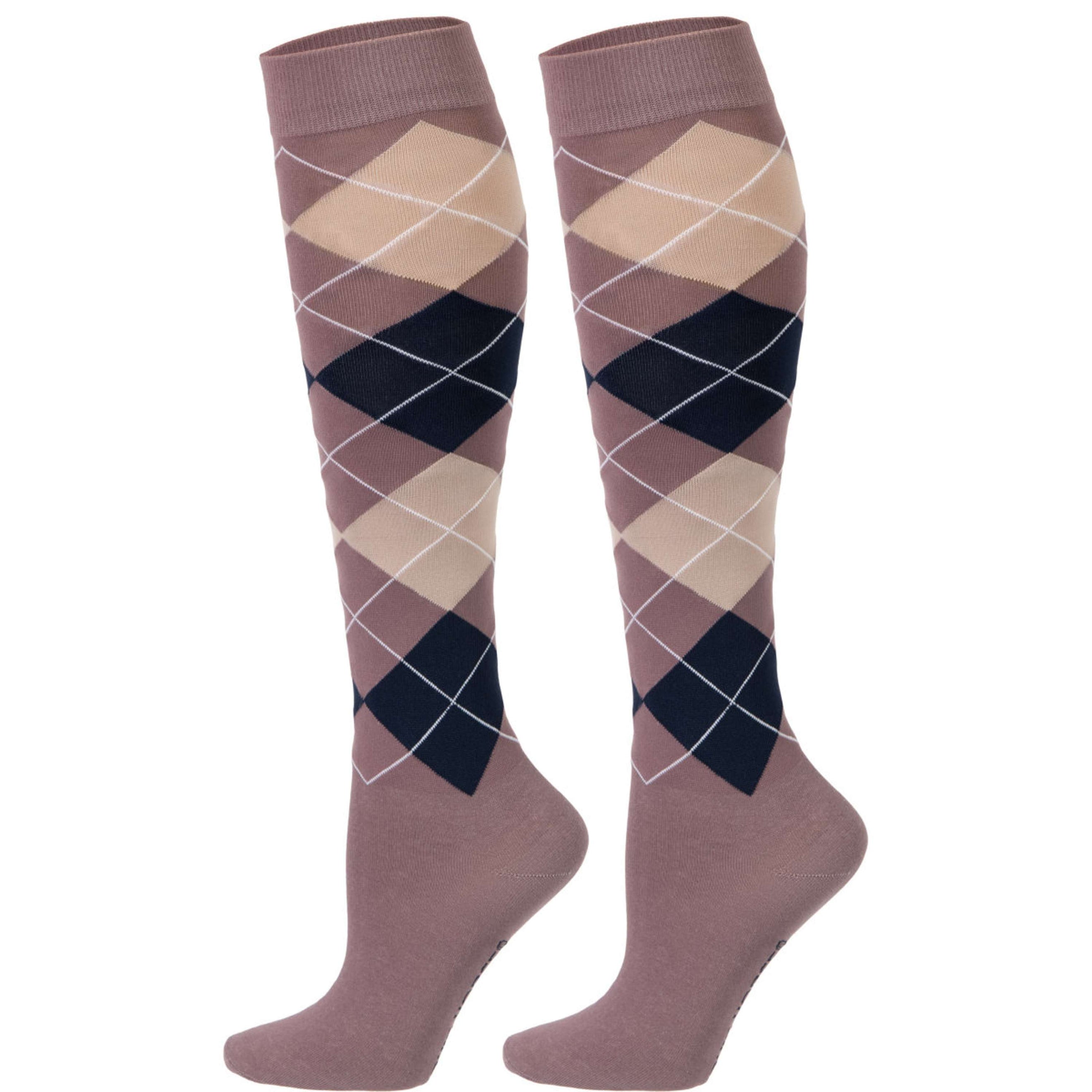 Harry's Horse Calze da Equitazione Argyle Flint