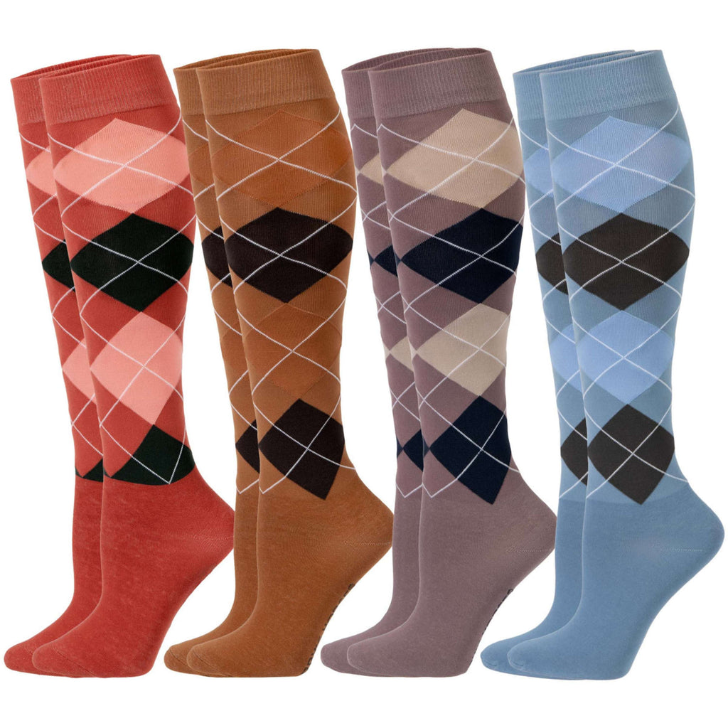 Harry's Horse Calze da Equitazione Argyle Flint Stone