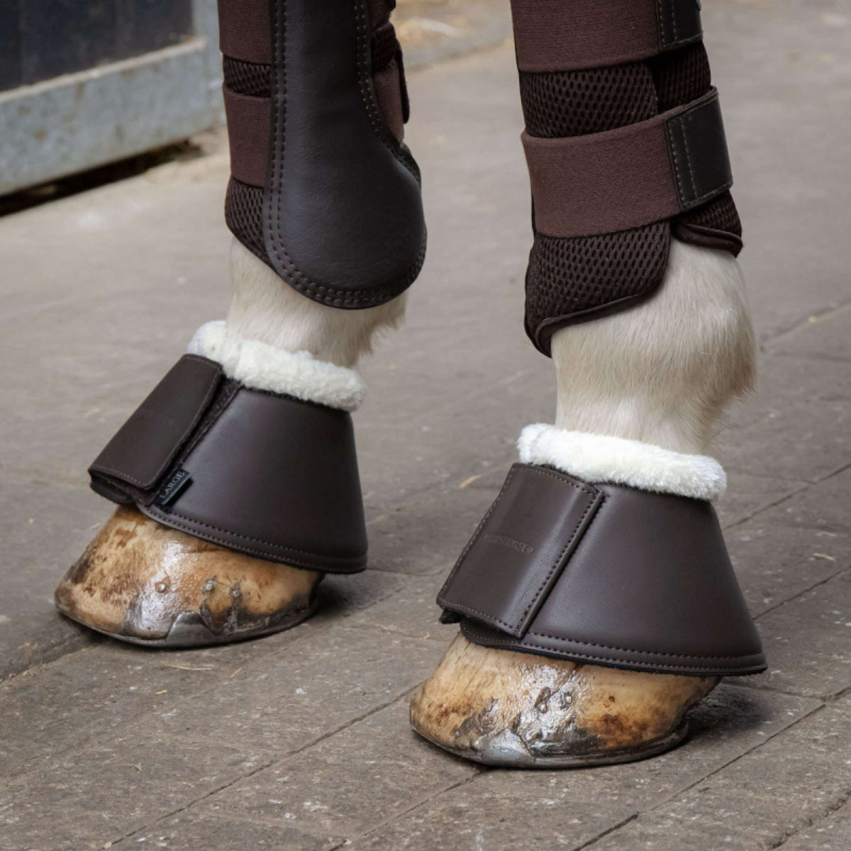 Harry's Horse Stivaletti a Campana Excellent Faux Fur Marrone