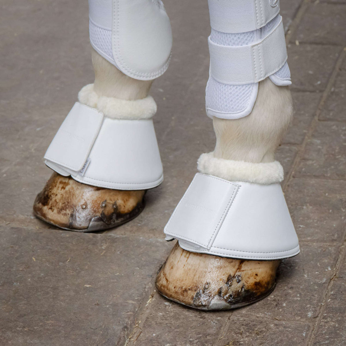 Harry's Horse Stivaletti a Campana Excellent Faux Fur Bianco