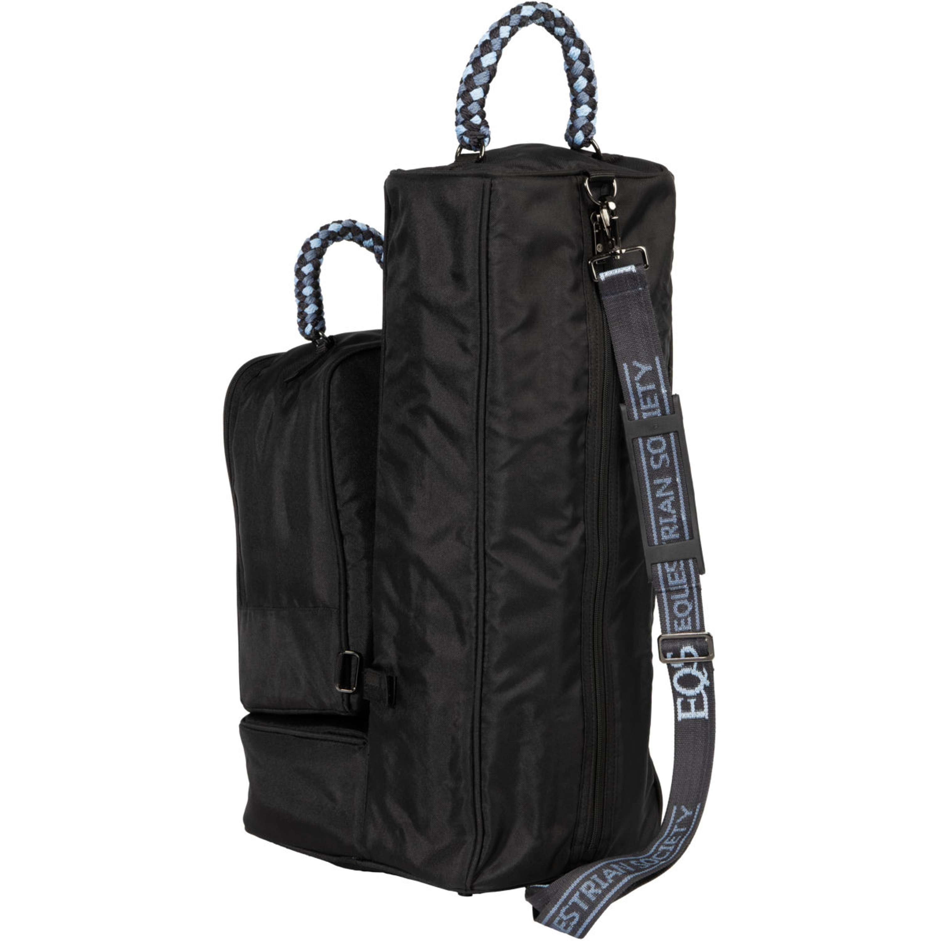 Harry's Horse Borsa per Stivali EQS AW26 con Sacca di Protezione Staccabile Black-Sand