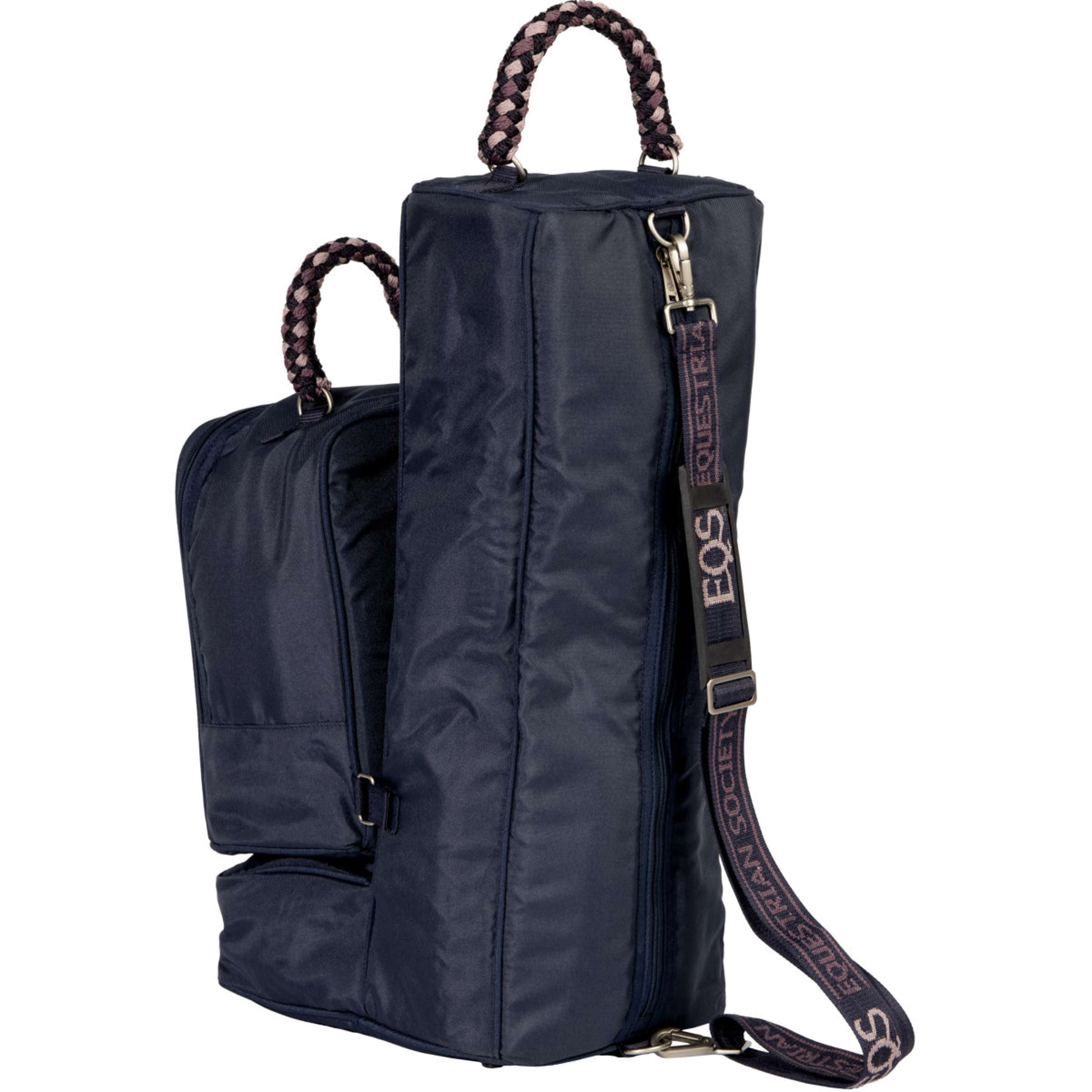 Harry's Horse Borsa per Stivali EQS AW26 con Sacca di Protezione Staccabile Dark Navy