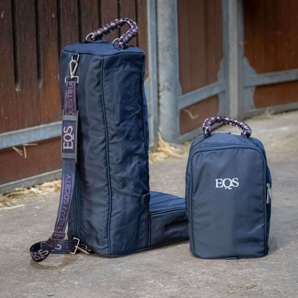 Harry's Horse Borsa per Stivali EQS AW26 con Sacca di Protezione Staccabile Dark Navy