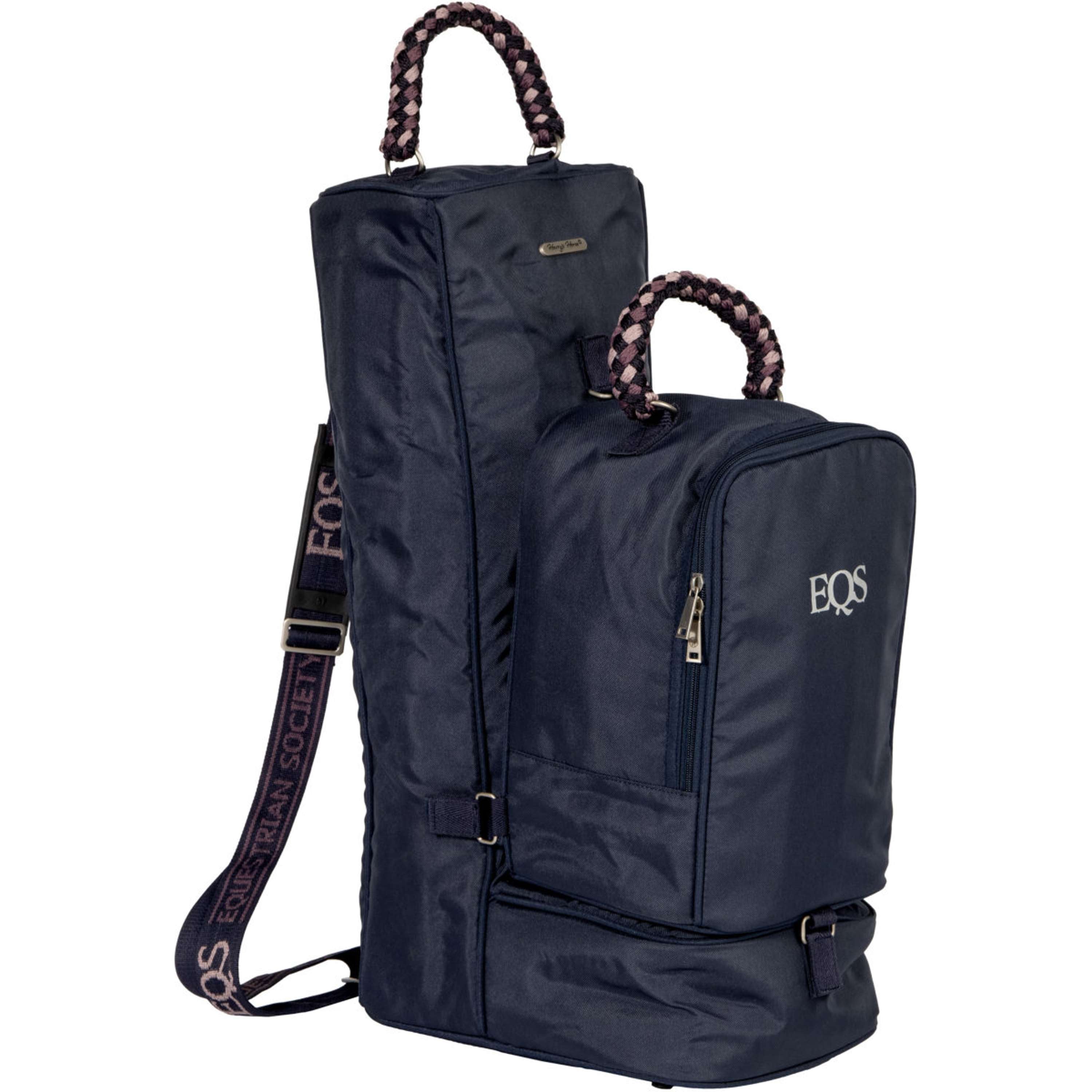 Harry's Horse Borsa per Stivali EQS AW26 con Sacca di Protezione Staccabile Dark Navy