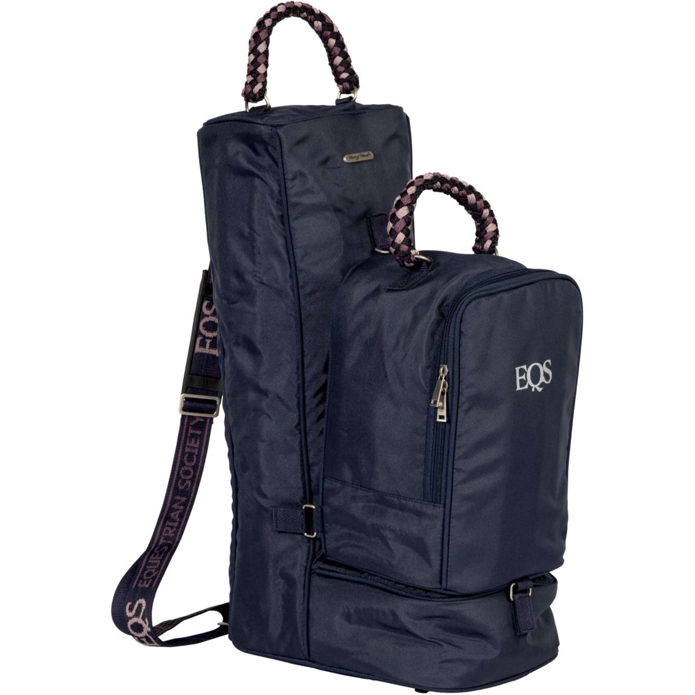 Harry's Horse Borsa per Stivali EQS AW26 con Sacca di Protezione Staccabile Dark Navy
