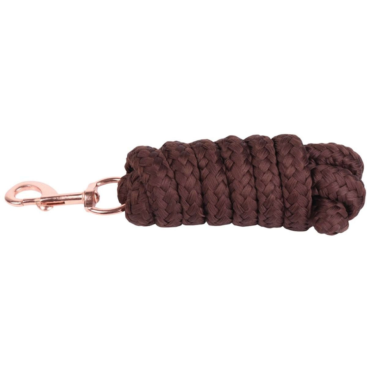 Harry's Horse Corda per cavezza Soft Musketon Rosegold 1.8m Marrone