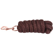 Harry's Horse Corda per cavezza Soft Musketon Rosegold 1.8m Marrone
