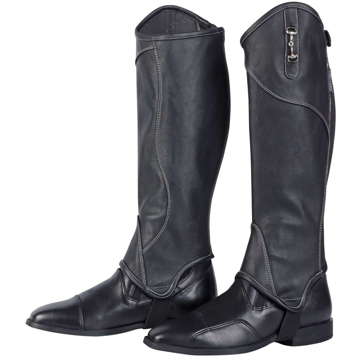 Harry's Horse Minichaps Bit Short and Wide Nero