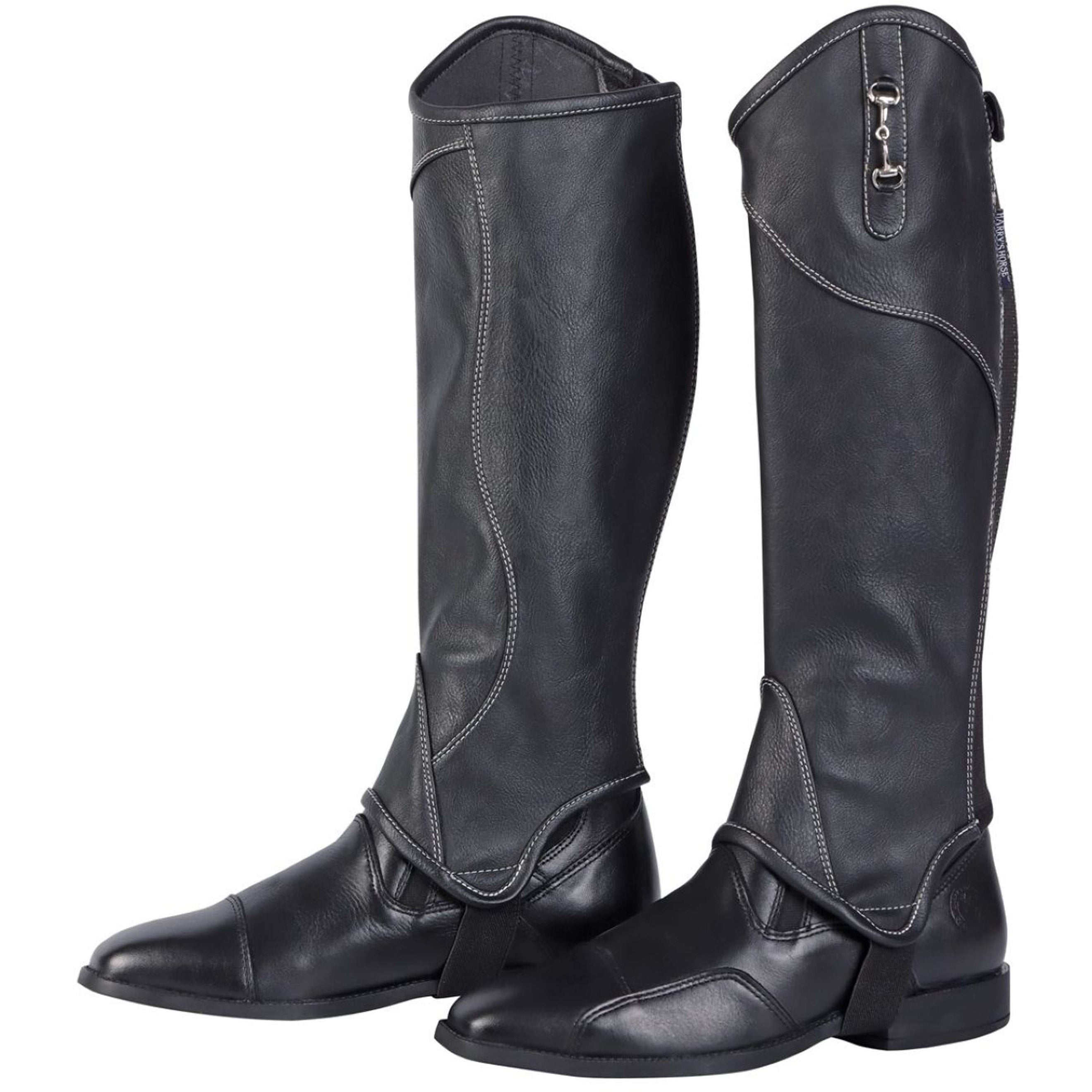 Harry's Horse Minichaps Bit Short and Wide Nero Harry's Horse Minichaps Bit Short and Wide Nero