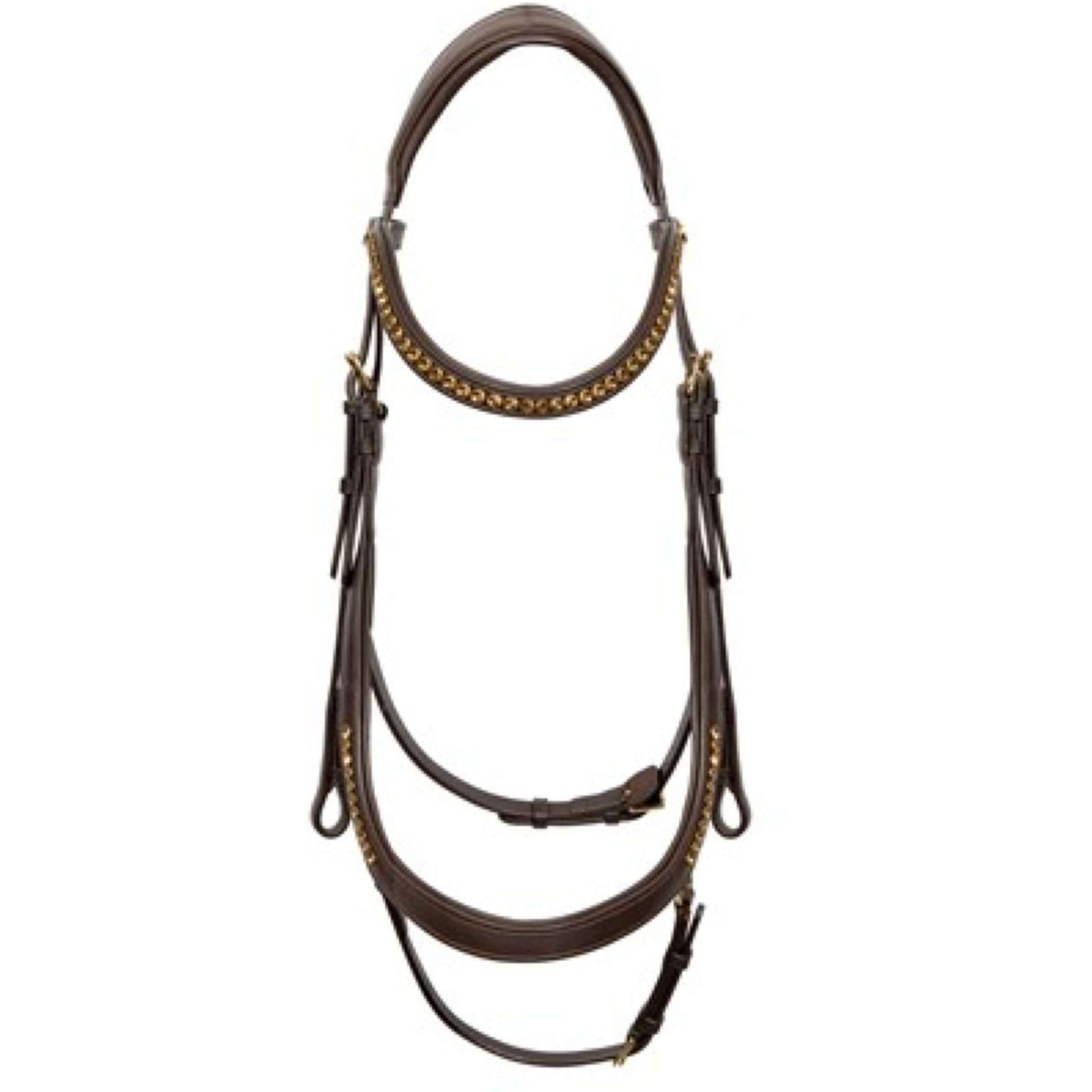 Harry's Horse Briglia Anatomic Gold Marrone Harry's Horse Briglia Anatomic Gold Marrone