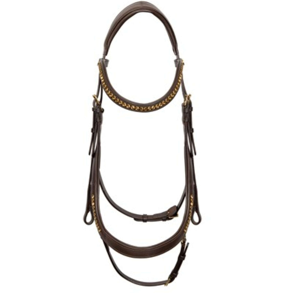 Harry's Horse Briglia Anatomic Gold Marrone