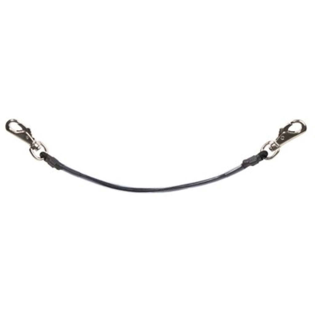 Harry's Horse Corda di coda Metallo elastico plastificato Nero