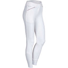 Harry's Horse Pantaloni da Equitazione Mauve Blush Full Grip Bianco