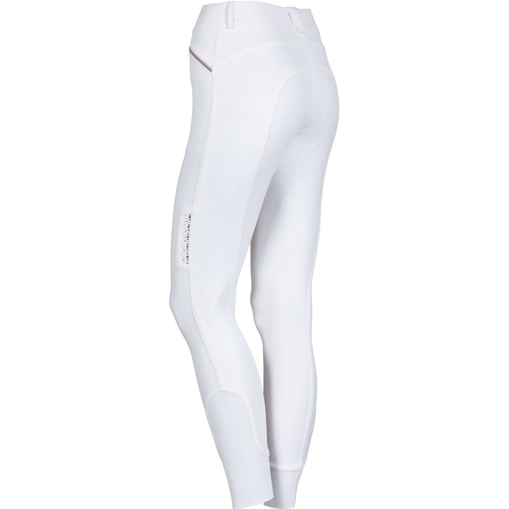 Harry's Horse Pantaloni da Equitazione Mauve Blush Full Grip Bianco