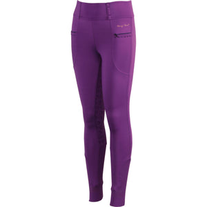 Harry's Horse Leggings da Equitazione Loulou Bo Full Grip Bright Violet