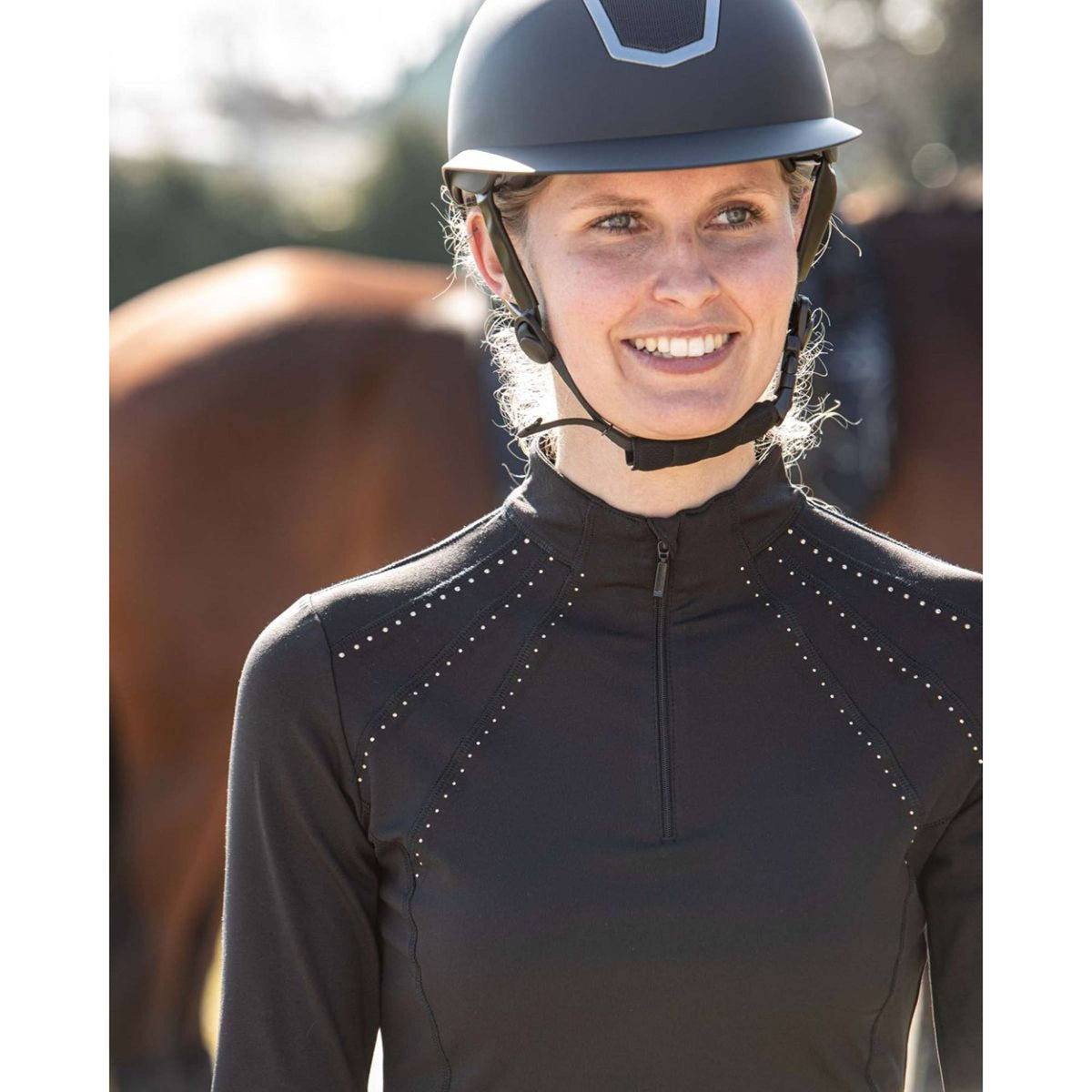 Harry's Horse Shirt Denici Cavalli Stardust Crystal Nero