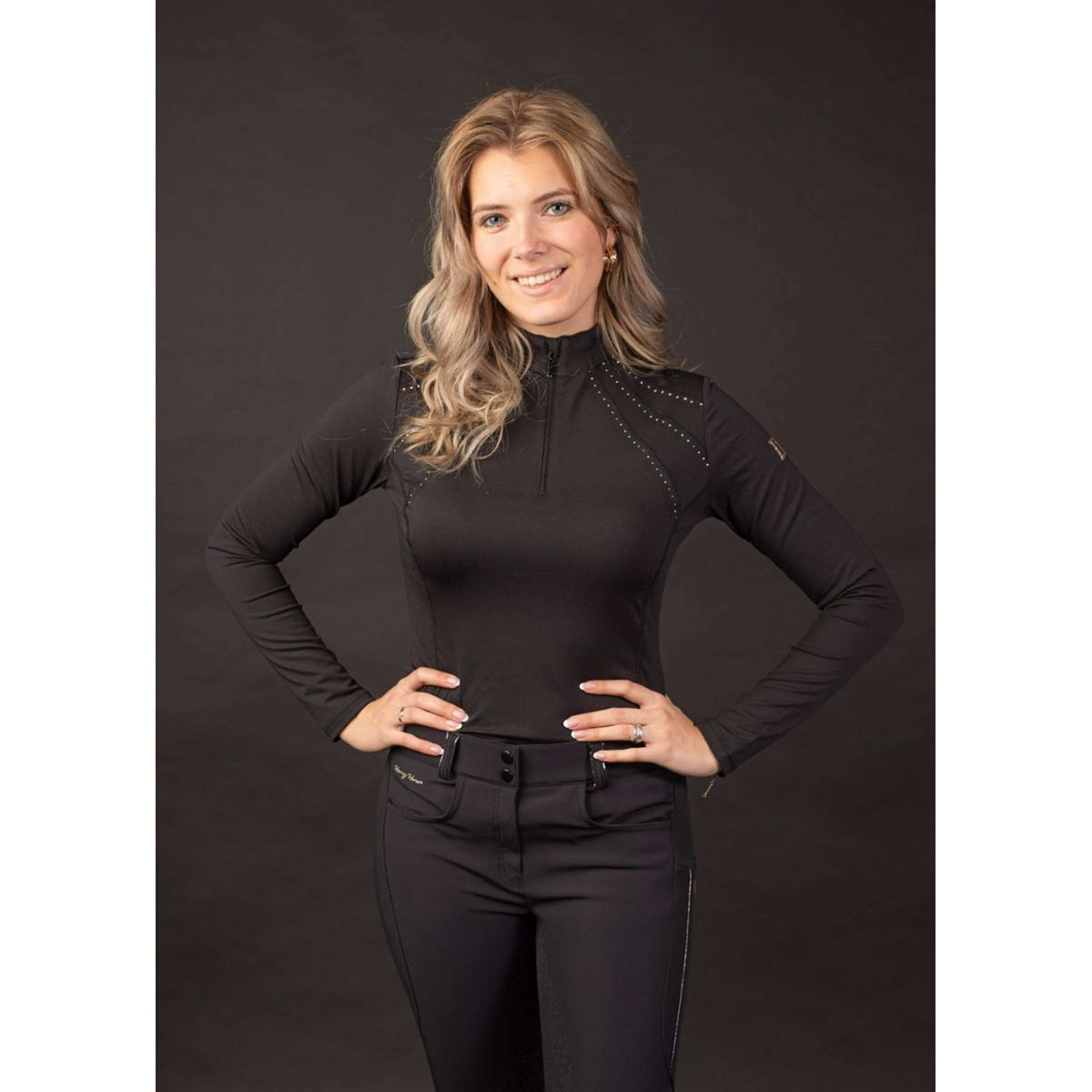 Harry's Horse Shirt Denici Cavalli Stardust Crystal Nero