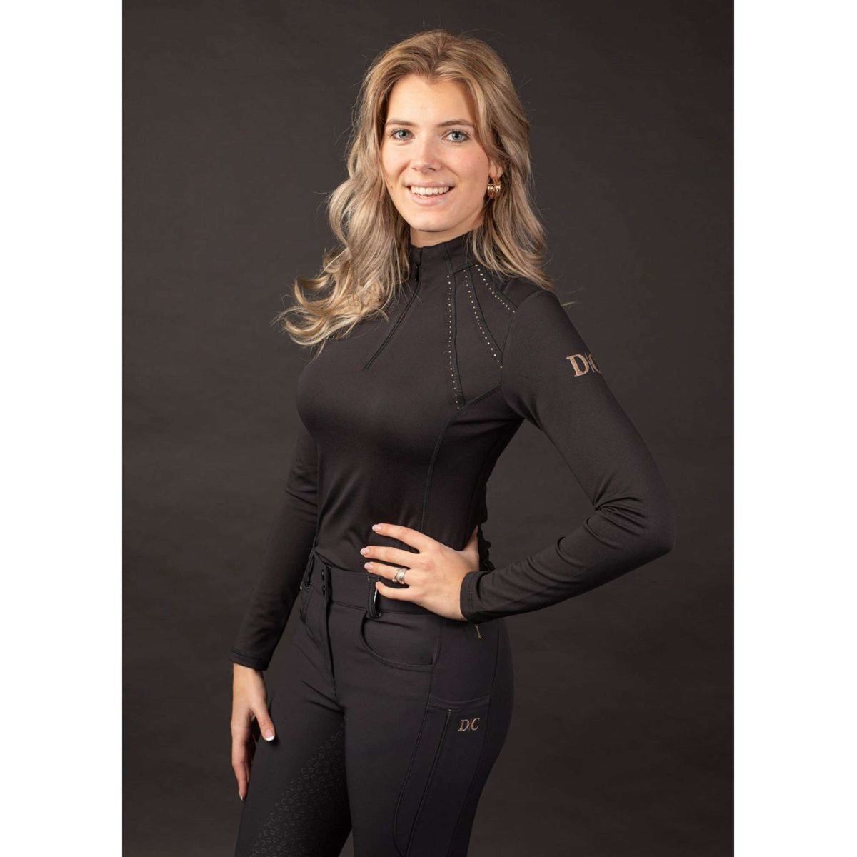 Harry's Horse Shirt Denici Cavalli Stardust Crystal Nero