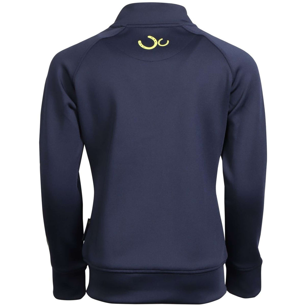 Harry's Horse Felpa con cappuccio e zip STOUT! Lime Navy
