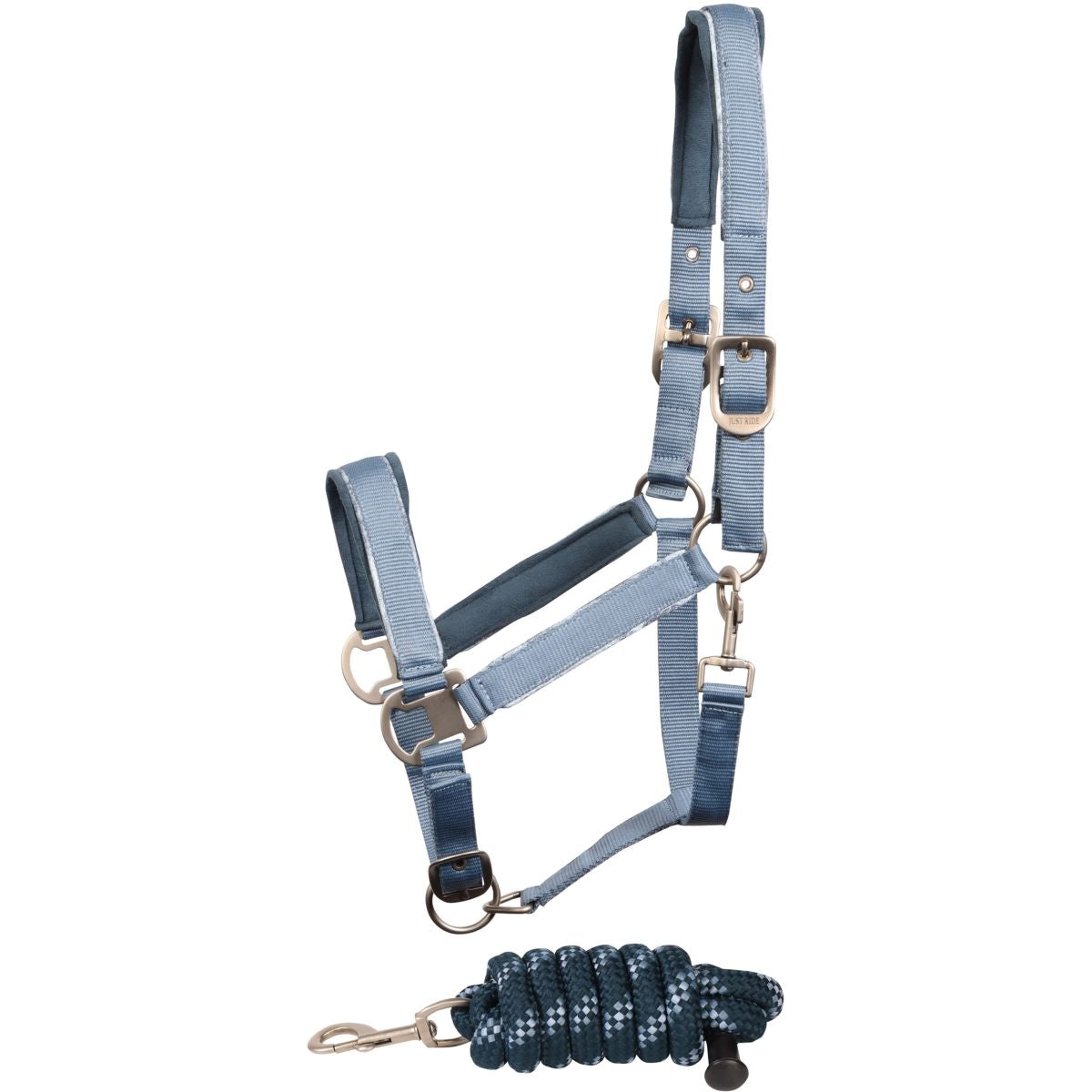 Harry's Horse Set Cavezza Just Ride Retro Blu acciaio