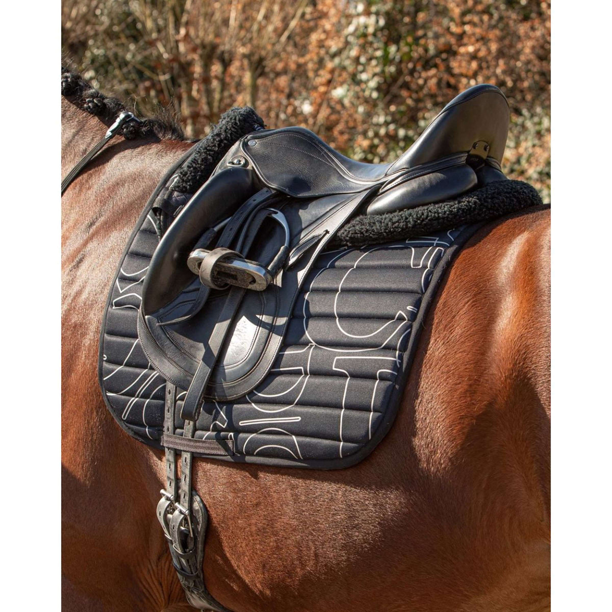 Harry's Horse Sottosella Denici Cavalli Stardust Design Dressage Nero