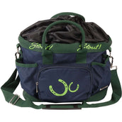 Harry's Horse Borsa per la Toelettatura STOUT! Lime Ripieno Navy