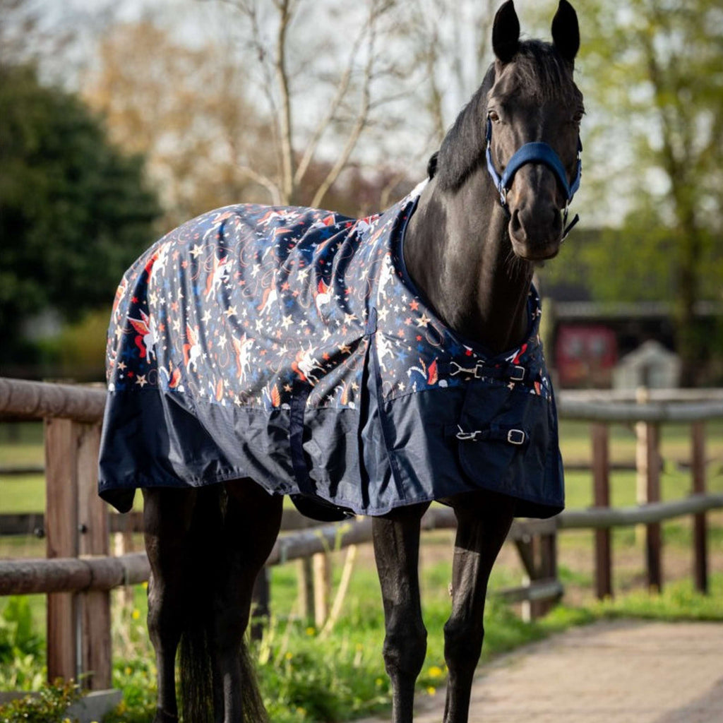 HB Tappeto da Esterno navy flying horse