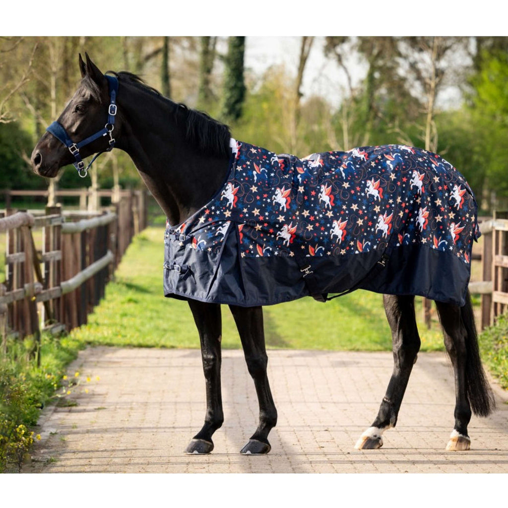 HB Tappeto da Esterno navy flying horse