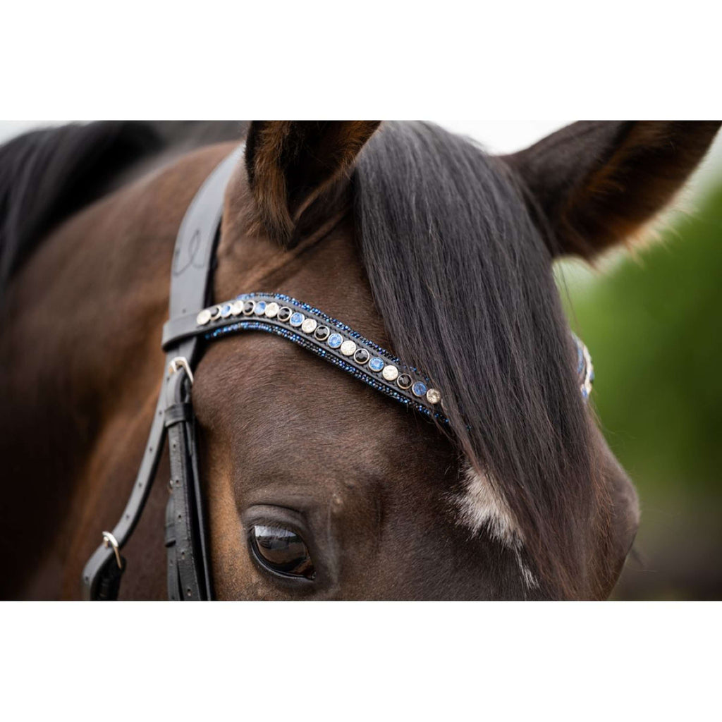 HB Briglia Las Vegas Glitter nero/blu scuro