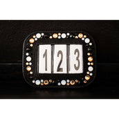 HB Ruitersport Numeri per testiera Showtime Shang-Hai Nero