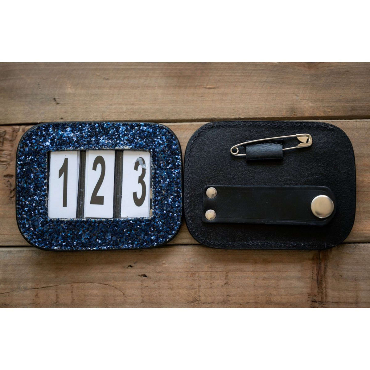 HB Ruitersport Numeri per testiera Showtime Glitter Navy
